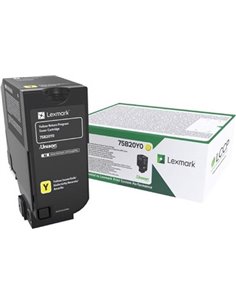 Toner Laser Lexmark 75B20Y0 Yellow -10k Pgs