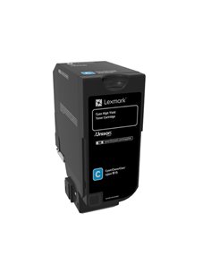 Toner Laser Lexmark 84C2HK0 High Yield Cyan -16k Pgs