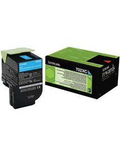Toner Laser Lexmark 70C2XC0 Extra High Yield Cyan -4k Pgs