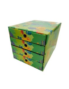 Next συρταριέρα 4συρτ. "Ζωάκια" Α4 Υ24,2x31,5x24,7εκ.