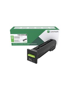 Toner Laser Lexmark 72K20K0 Standard Black -8k Pgs