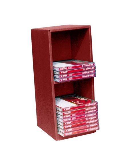 Next CD-DVD θήκη classic μπορντώ Υ33x15x12εκ.