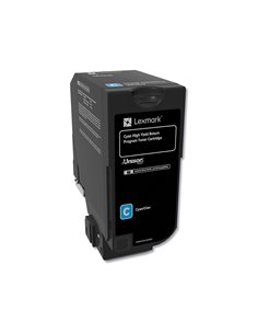 Toner Laser Lexmark 74C2HC0 High Yield Cyan -12k Pgs