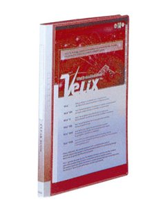 Comix σούπλ 10 φύλλων PP κόκκινο Α4 Υ31x23,5x9εκ.