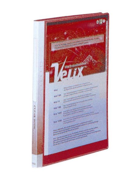 Comix σούπλ 10 φύλλων PP κόκκινο Α4 Υ31x23,5x9εκ.