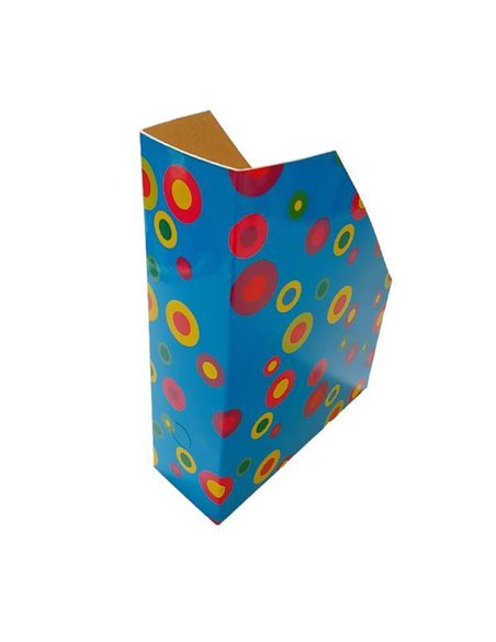 Next θήκη περιοδικών "Μπλε κύκλοι" Υ32x25x9εκ.