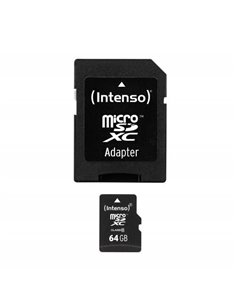 Micro SD Card Intenso 64GB Class 10 Incl.Adaptor
