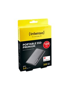 Intenso Premium Edition USB 3.2 Εξωτερικός SSD 128GB 1.8″ Ανθρακί - 3823430