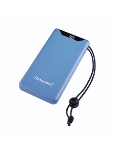 Intenso F10000 Power Bank 10000mAh 20W με Θύρα USB-A και Θύρα USB-C Quick Charge 3.0 Blue - 7332035