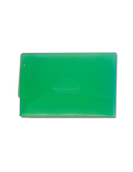 Next θήκη PP πράσινη διάφανη Υ9x6εκ για κάρτες επισκεπτηρίου