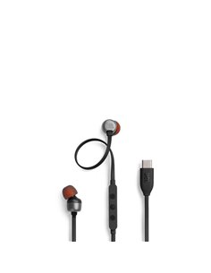 JBL Tune 310C, In-Ear Headphones, USB-C, Hi-Res, (Black) JBLT310CBLK