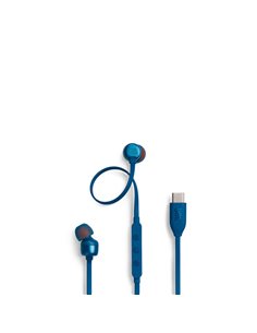 JBL Tune 310C, In-Ear Headphones, USB-C, Hi-Res, (Blue) JBLT310CBLU