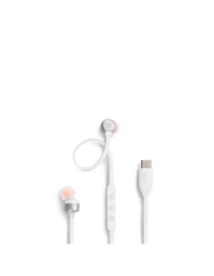 JBL Tune 310C, In-Ear Headphones, USB-C, Hi-Res, (White) JBLT310CWHT