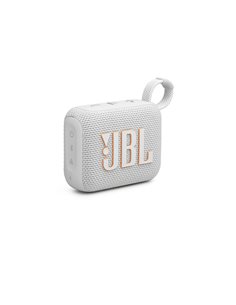JBL GO4, Portable Bluetooth Speaker, Water,Dust proof IP67, (White) - JBLGO4WHT
