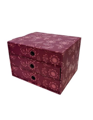 Next συρταριέρα 3συρτ. "Μωβ-ροζ" Α5 Υ17x20x25εκ.