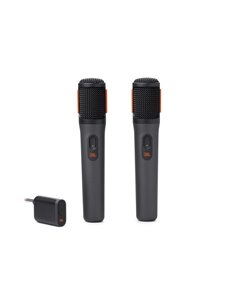 JBL Wireless Digital Mic x2 and Dongle Receiver, 6.35mm (Black) - JBLPBWIRELESSMIC