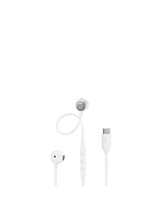 JBL Tune 305C, Ear-Buds Headphones, USB-C, Hi-Res, (White) - JBLT305CWHT