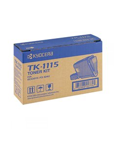 Toner Laser Kyocera Mita TK-1115 Black 1.6k Pgs