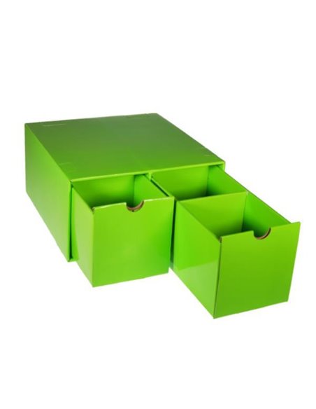 Next θήκη 2συρτ. "Πράσινο" Υ15,5x30.5x29.7εκ.