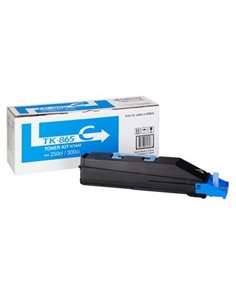 Toner Laser Kyocera Mita TK-865C Cyan - 12K Pgs