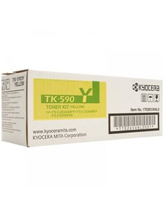 Toner Laser Kyocera Mita TK-590Y Yellow - 5K Pgs