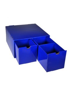 Νext θήκη 2συρτ. " Μπλε" Υ15.5x30.5x29.7εκ.