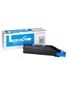 Toner Laser Kyocera Mita TK-855C Cyan - 18K Pgs