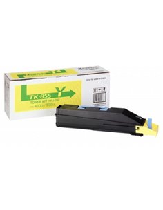 Toner Laser Kyocera Mita TK-855Y Yellow - 18K Pgs