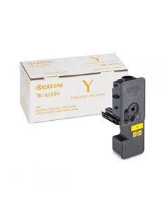 Toner Laser Kyocera Mita TK-5220Y Yellow SC - 1,2K Pgs