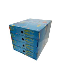 Νext συρταριέρα 4συρτ. "Ψαράκια" Α4 Υ24,2x31,5x24,7εκ.