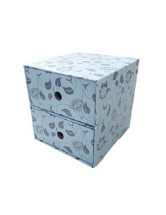 Next συρταριέρα 2συρτ. "Γαλάζιο-μπλε" Υ22x23x21εκ.