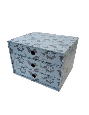 Next συρταριέρα 3συρτ. "Γαλάζιο-μπλε" Α5 Υ17x20x25εκ.