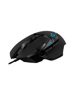 Logitech G502 Hero RGB Gaming Ποντίκι 16000 DPI Black (910-005471)