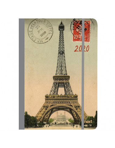 Gallery ημερολόγιο εβδομαδιαίο flexi λάστιχο 14x21εκ, Eiffel