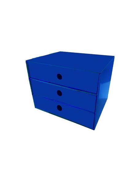 Νext συρταριέρα 3συρτ."Μπλε" Α5 Υ17x20x25εκ.