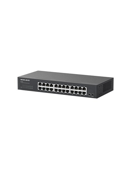 Mercusys MS124GS 24-Port Gigabit Desktop,Rackmount Switch