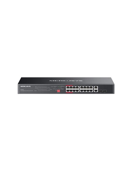Mercusys 20-Port Gigabit Rackmount  Switch with 16-Port PoE+ - MS120GP