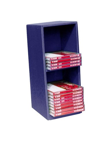 Next CD-DVD θήκη classic μπλε Υ33x15x12εκ.