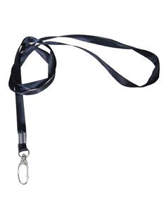 Κορδόνι συνεδρίων μαύρο, μήκος 2x46εκ.x1εκ. πλάτος 100τμχ.