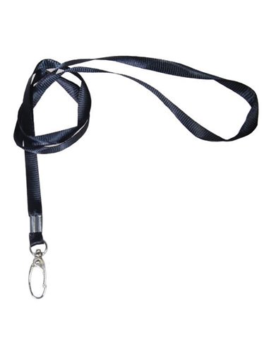 Κορδόνι συνεδρίων μαύρο, μήκος 2x46εκ.x1εκ. πλάτος 100τμχ.