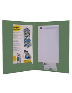 Next φάκελος παρουσίασης με 2 τσέπες classic πράσινος Υ32x24εκ.