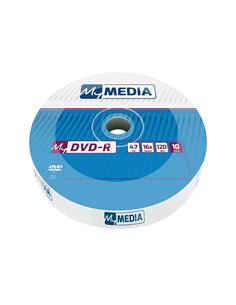 MyMedia - DVD-R 52X 10PK Wrap 4.7GB (by Verbatim) - 69205