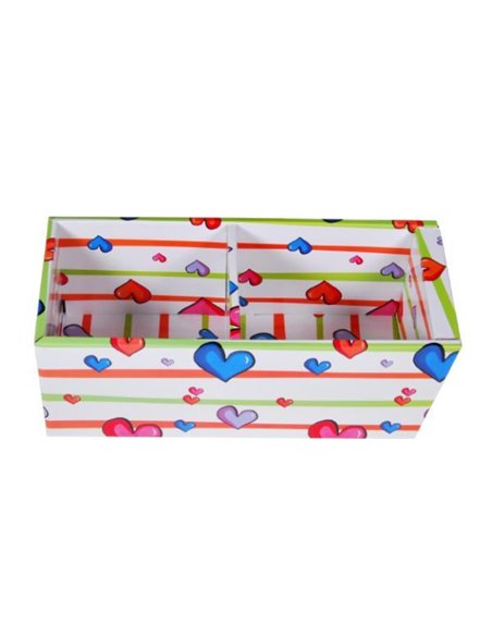 Next θήκη "Καρδούλες" Υ33x15x12εκ.