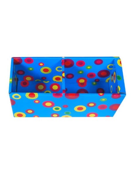 Next θήκη "Μπλε κύκλοι" Υ33x15x12εκ.