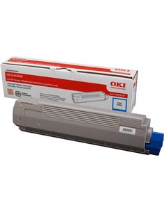 Toner Laser Oki 44059107 Cyan 8K Pgs