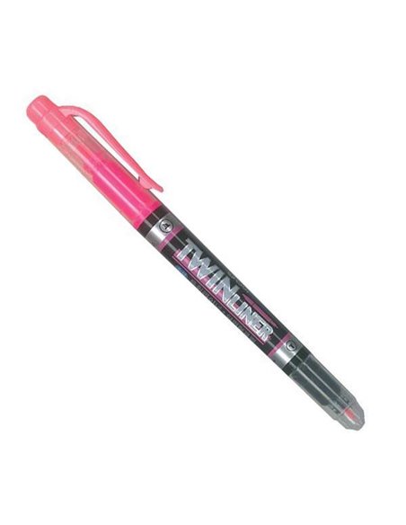 Dong-a μαρκαδόρος υπογράμμισης twiliner ροζ διπλός