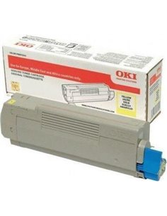 Toner Laser Oki 46490605 Yellow - 6K Pgs