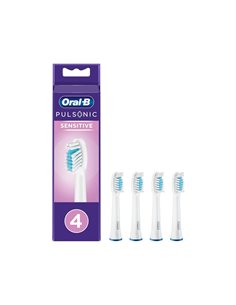 Oral-B Sonic toothbrush head 299158 ,  Pulsonic Sensitive 4-Pack White
