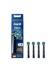 Oral-B Sonic toothbrush head 860236 ,  4x Cross Black
