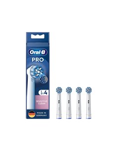 Oral-B Sonic toothbrush head 860809 ,  4x Sens 4-Pack White